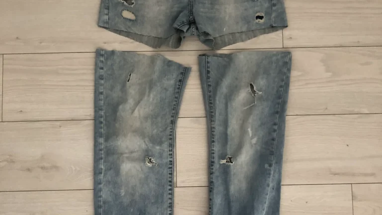 Hergebruik je oude jeans als denim shorts
