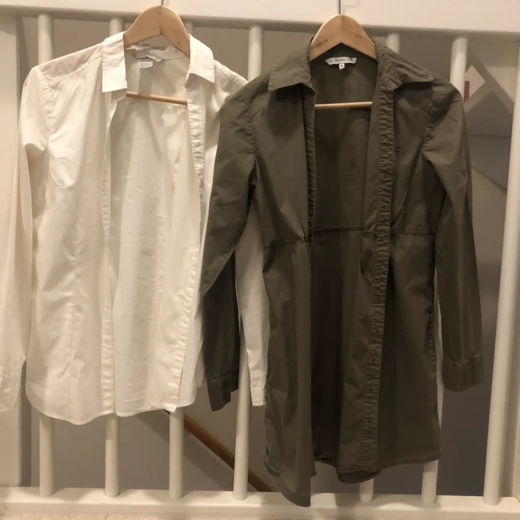 Twee blouses voor in de Clothingloop